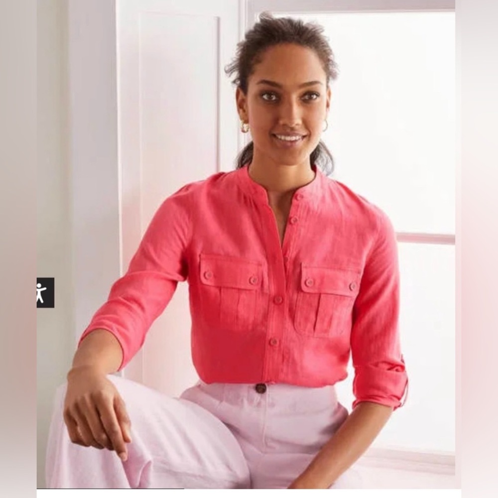 Boden Dolores Linen shirt.